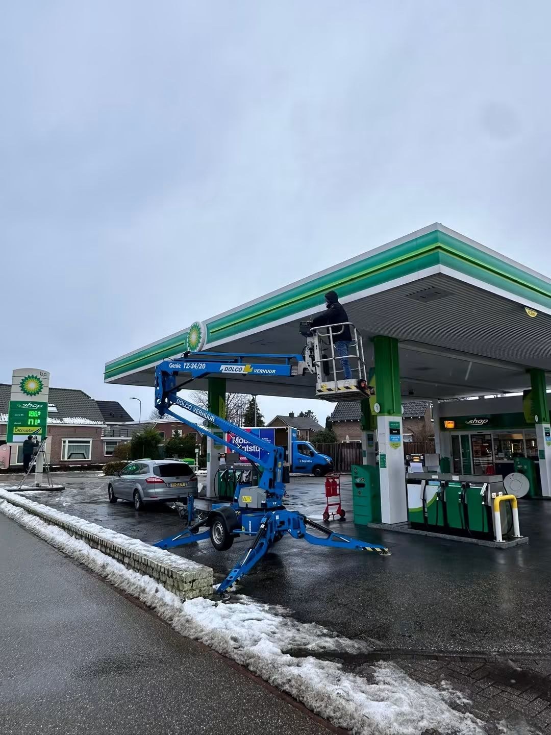 BP · tankstationsigning